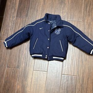 Nike Kids Navy Blue Puffer Jacket